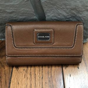 Michael Kors Trifold Brown Wallet